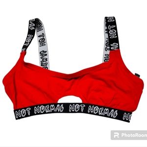 Red Not Normal Bralette (SM)